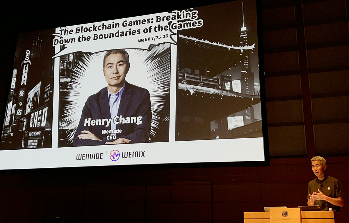 Wemade CEO outlines blockchain gaming vision at WebX, Asia’s largest web3 conference