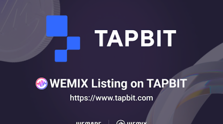 WEMIX Listed on US Cryptocurrency Exchange TAPBIT