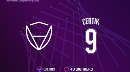 WEMIX3.0 welcomes CertiK as a node council partner WONDER 9