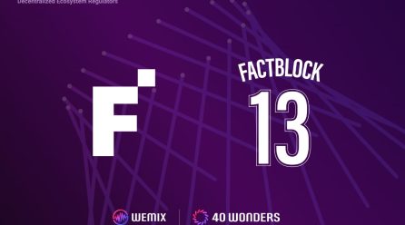 FACTBLOCK Joins WEMIX3.0 Mainnet’s Node Council Partners as WONDER 13