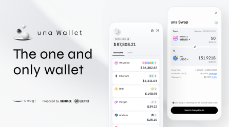 WEMIX launches ‘una Wallet’ to enable safest and most convenient digital asset management across blockchains