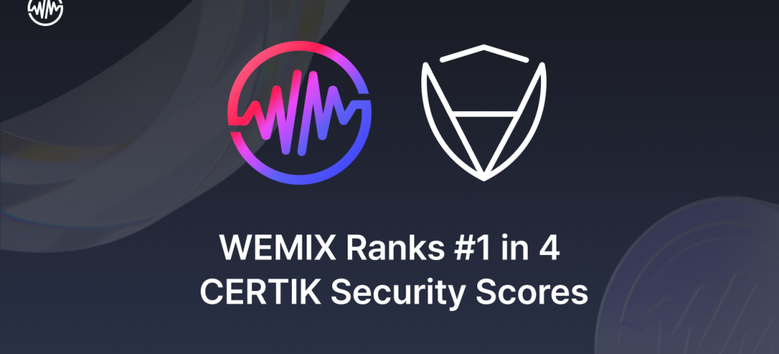 WEMIX Dominates #1 Spot in Gaming, GameFi, Play-to-Earn, and Web3 Categories on CertiK’s Cryptocurrency Leaderboard